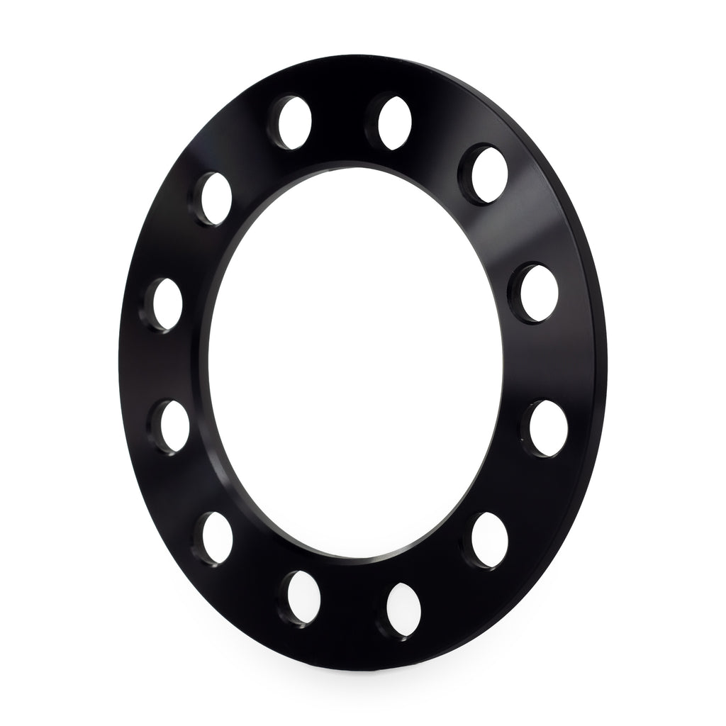 1/4" Wheel Spacers for Cadillac Chevy GMC Trucks SUV Van | 6x5.5 (6x139.7) — rear three-quarter view