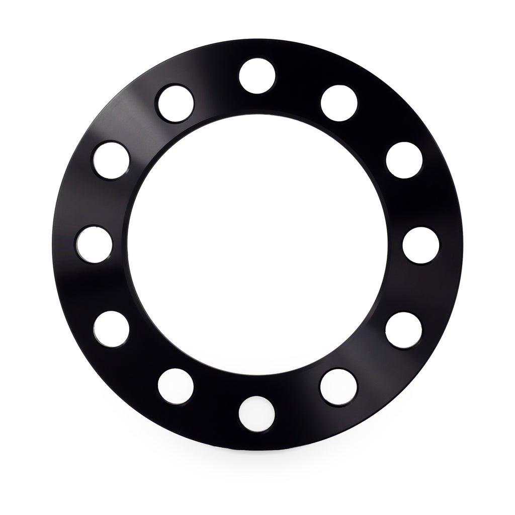 1/4" Wheel Spacers for Cadillac Chevy GMC Trucks SUV Van | 6x5.5 (6x139.7) — rear view