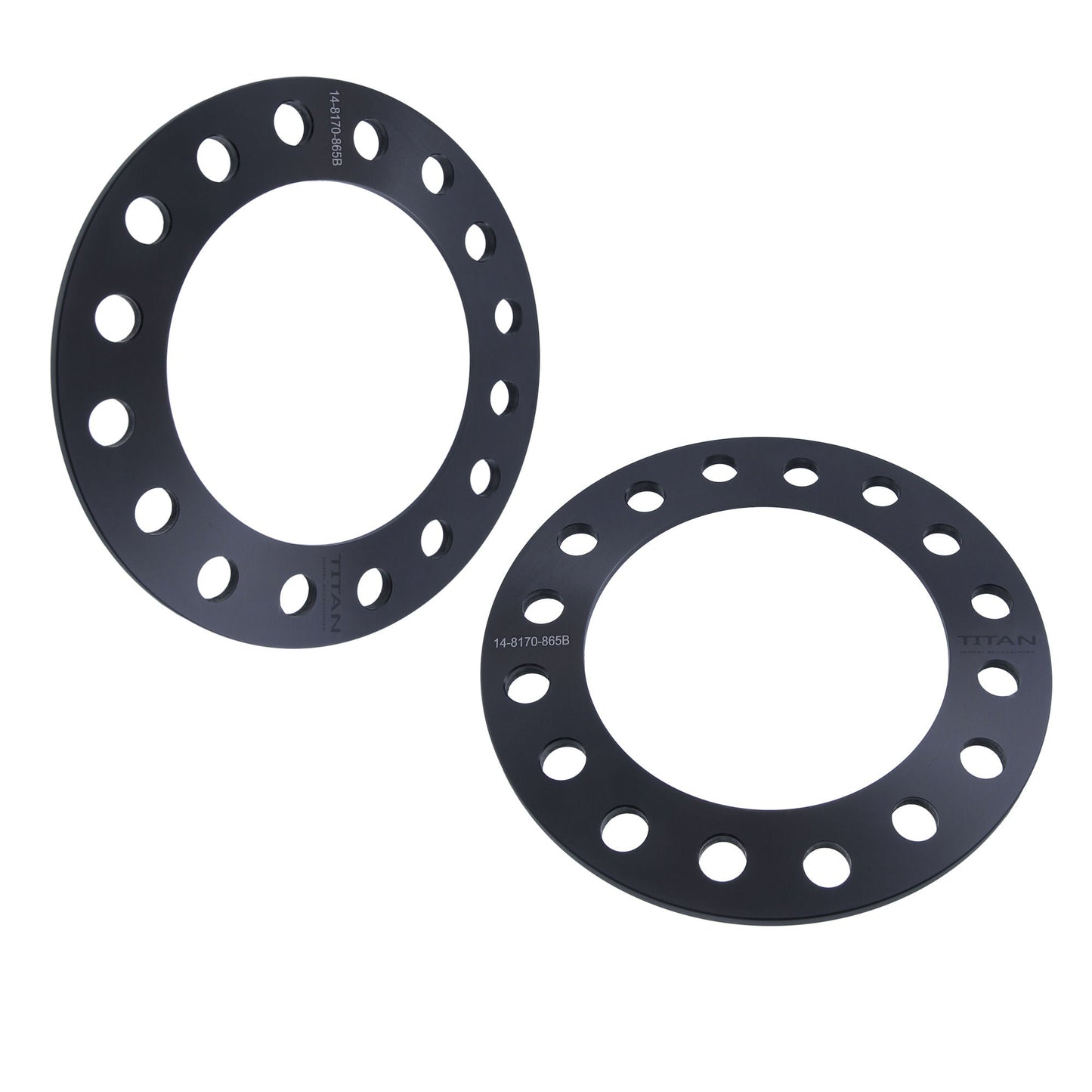 Espaciadores de ruedas de 1/4" para Ford F250 F350 Chevy Silverado GMC Sierra Yukon Dodge Ram | Doble perforación 8x170 y 8x6.5 |