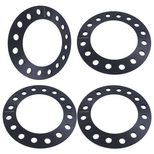 1/2" Wheel Spacers for Ford F250 F350 Chevy GMC Sierra Silverado Dodge Ram | Dual Drilled 8x170 and 8x6.5 |