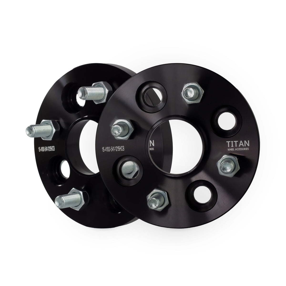 15mm Wheel Spacers for Mazda Miata Scion iA iQ xA xB | 4x100 | 54.1 Hubcentric |12x1.5 Studs — pair of 2