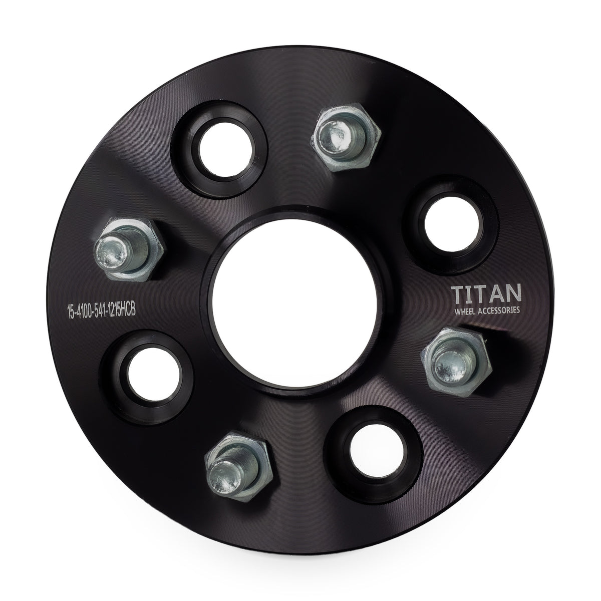 15mm Wheel Spacers for Mazda Miata Scion iA iQ xA xB | 4x100 | 54.1 Hubcentric |12x1.5 Studs — front view