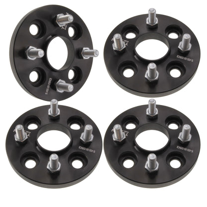 15mm Wheel Spacers for Honda Civic Mitsubishi Lancer | 4x100 | 56.1 Hubcentric | 12x1.5 Studs |