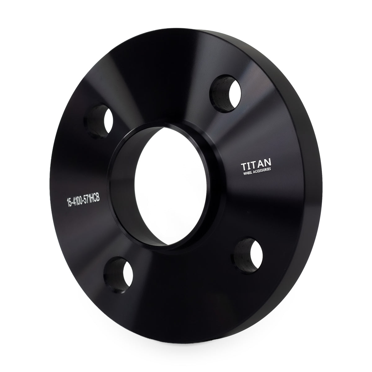 15mm Wheel Spacers for Audi BMW 4 Lug | 4x100 | 57.1 Hubcentric — front three-quarter view