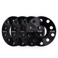 15mm Wheel Spacers for VW Audi 5 Lug | Dual Drilled 5x100 and 5x112 | 57.1 Hubcentric — set of 4