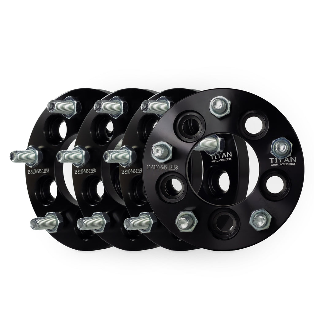 15mm 5x100 To 5x114.3 Wheel Adapters | 12x1.5 Studs — set of 4