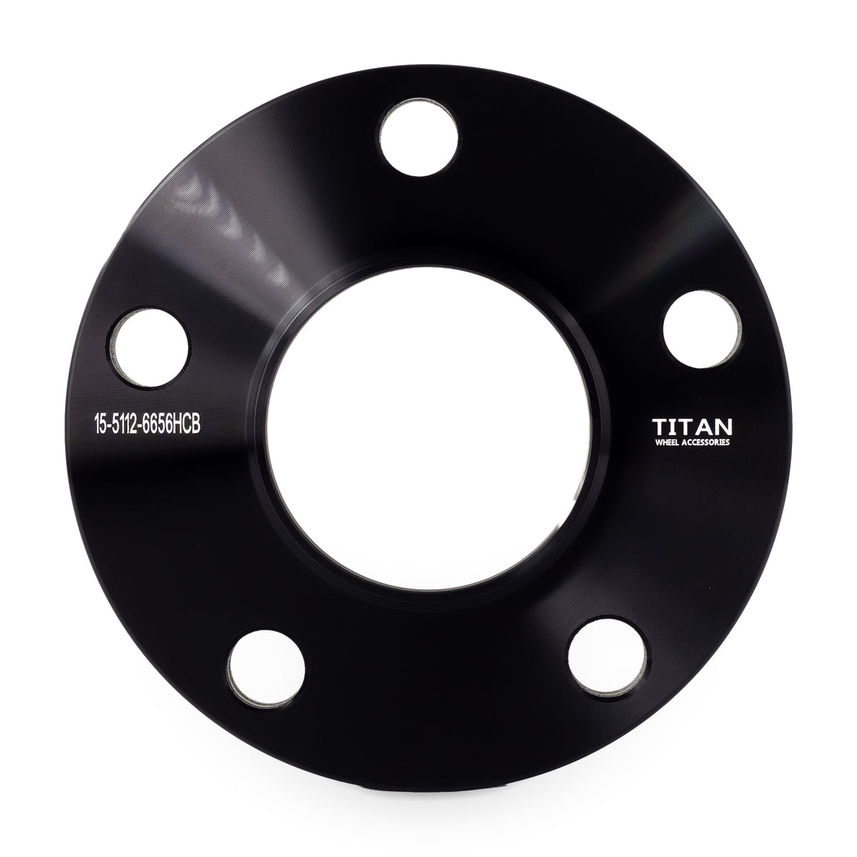 15mm Wheel Spacers for VW Audi Mercedes | 5x112 | 66.56 Hubcentric — front view
