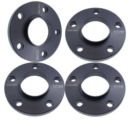 15mm Wheel Spacers for Porsche Audi VW SUVs | 5x130 | 71.6 Hubcentric |