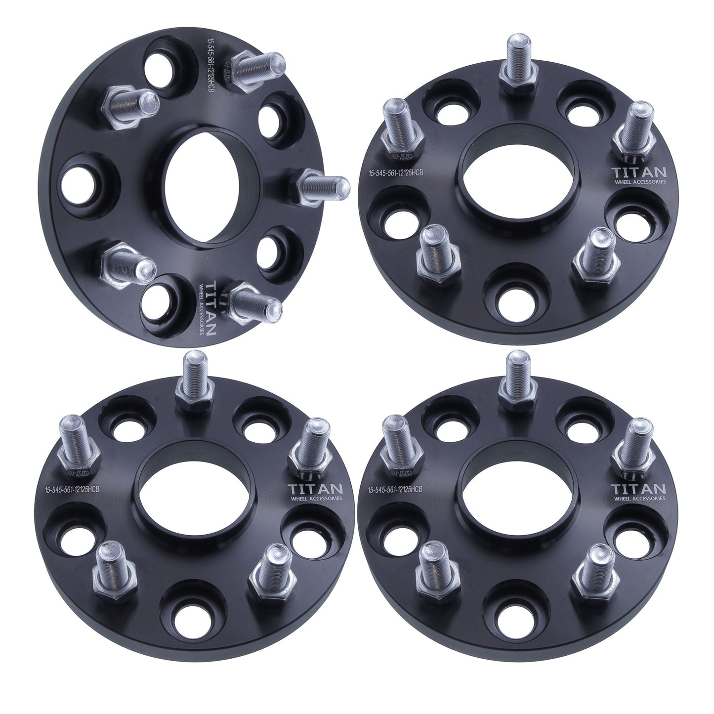 15mm Wheel Spacers for Subaru Ascent Forester Impreza WRX | 5x114.3 (5x4.5) | 56.1 Hubcentric |12x1.25 Studs |