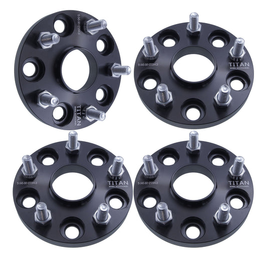 15mm Wheel Spacers for Subaru Ascent Forester Impreza WRX | 5x114.3 (5x4.5) | 56.1 Hubcentric |12x1.25 Studs |