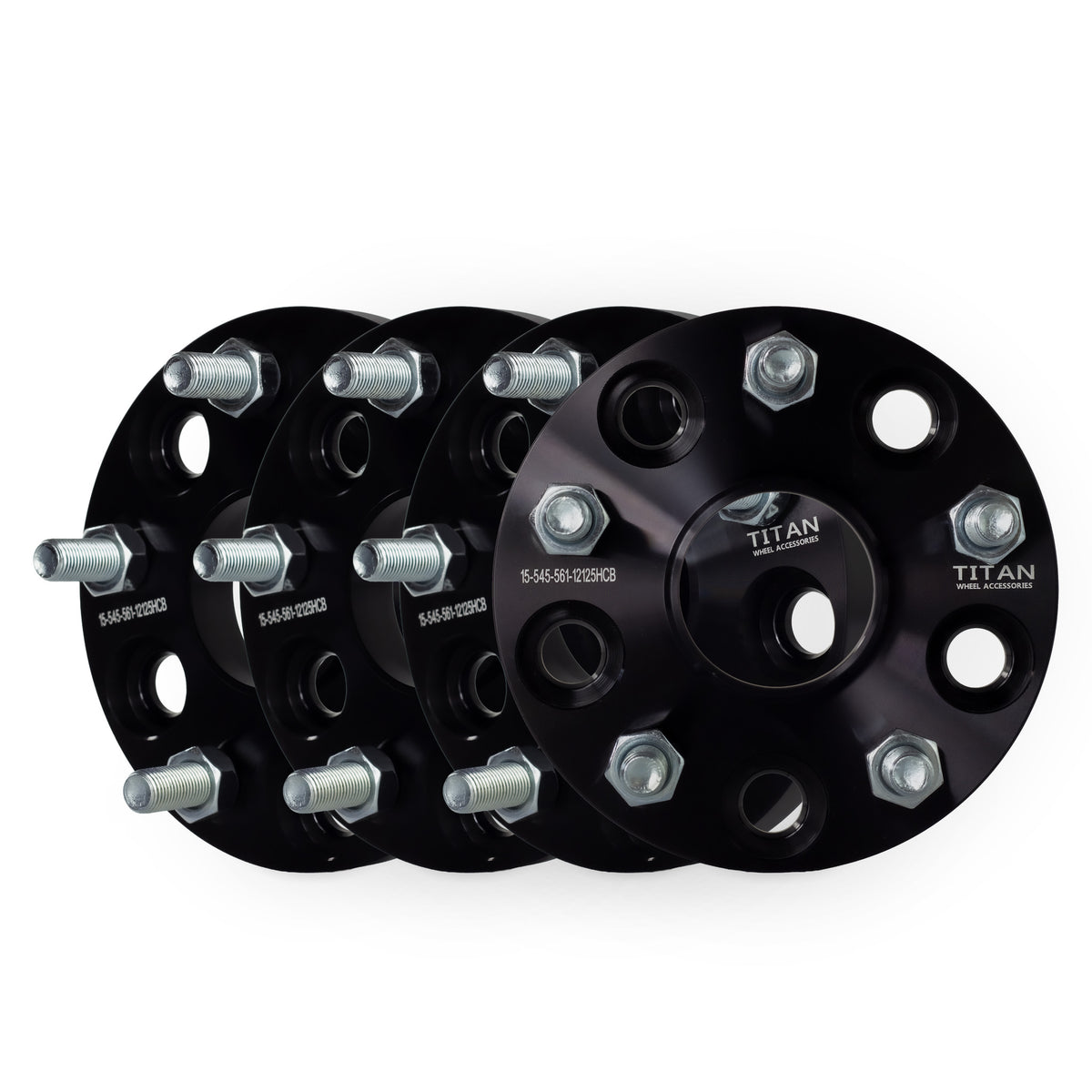 15mm Wheel Spacers for Subaru Ascent Forester Impreza WRX | 5x114.3 (5x4.5) | 56.1 Hubcentric |12x1.25 Studs — set of 4