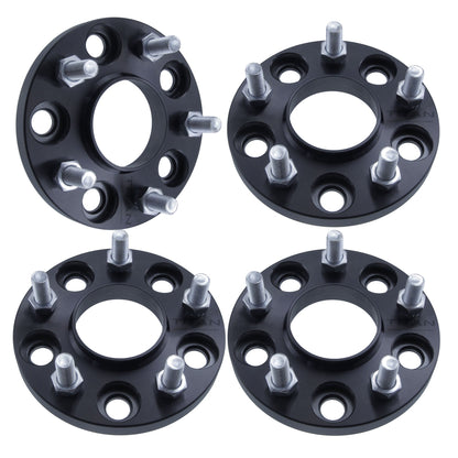 15mm Wheel Spacers for Nissan Infiniti Q50 G35 G37 350Z 370Z Altima Maxima | 5x114.3 (5x4.5) | 66.1 Hubcentric |12x1.25 Studs |