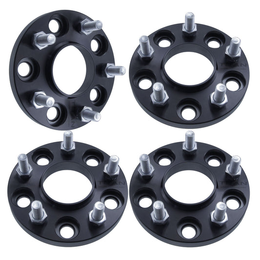 15mm Wheel Spacers for Nissan Infiniti Q50 G35 G37 350Z 370Z Altima Maxima | 5x114.3 (5x4.5) | 66.1 Hubcentric |12x1.25 Studs |