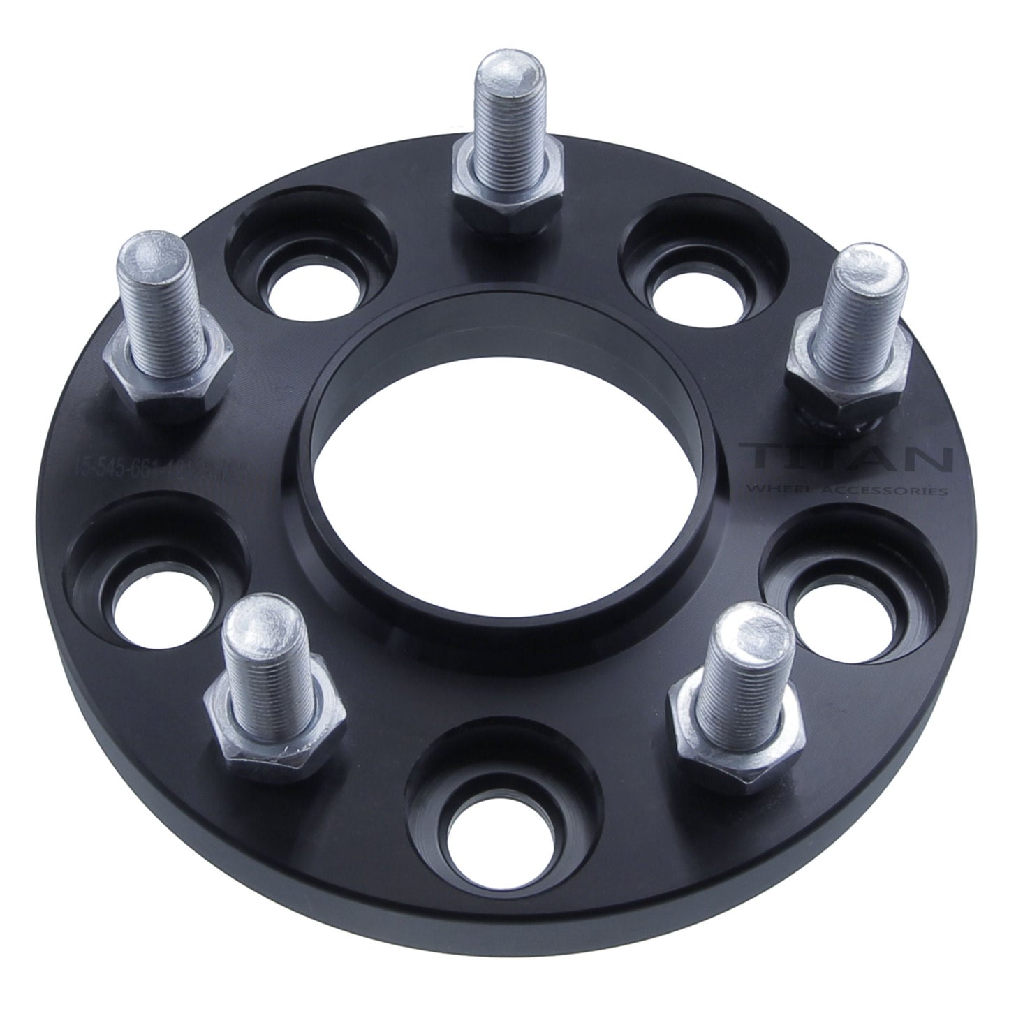 15mm Wheel Spacers for Nissan Infiniti Q50 G35 G37 350Z 370Z Altima Maxima | 5x114.3 (5x4.5) | 66.1 Hubcentric |12x1.25 Studs |