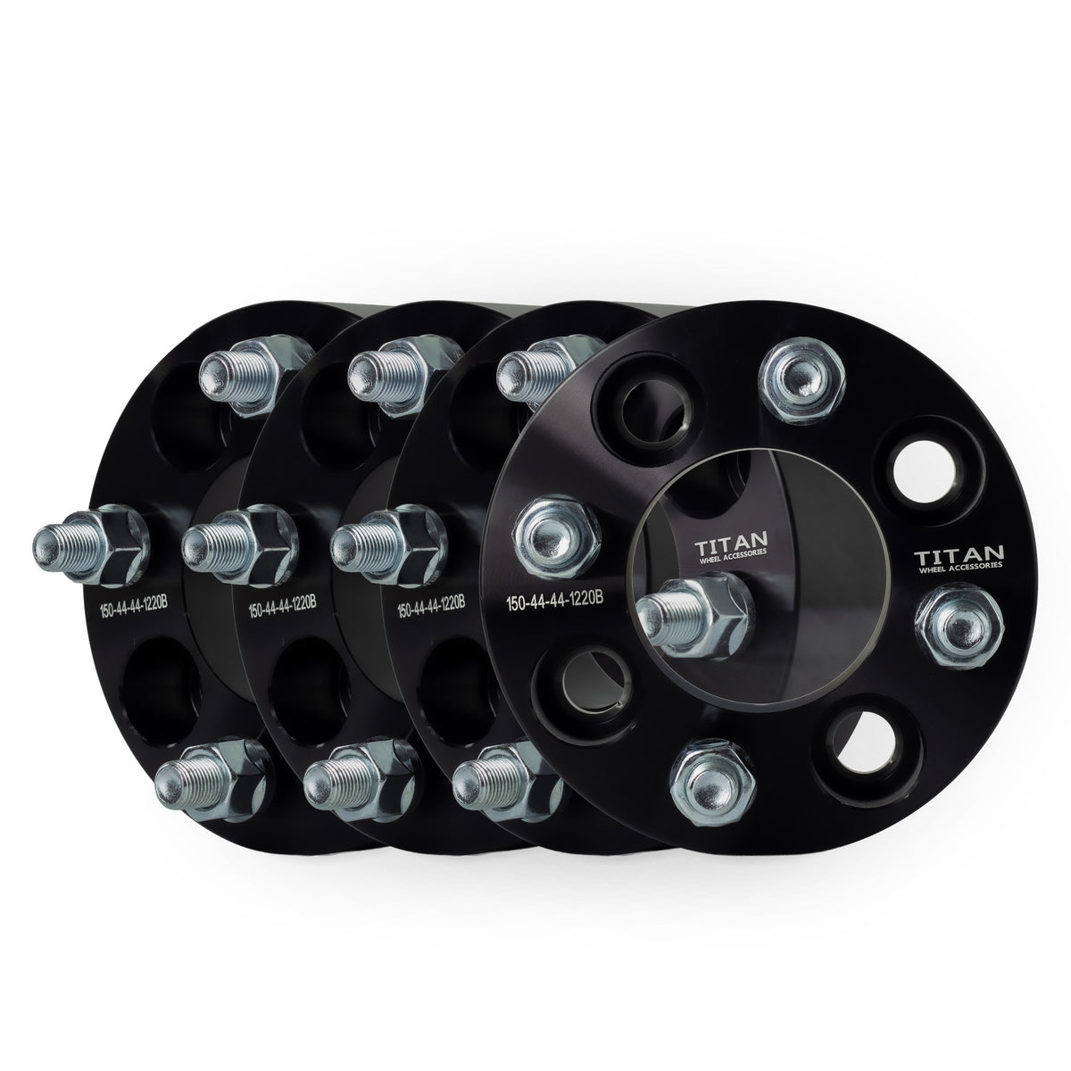 38mm (1.5") Wheel Spacers for EZ GO Club Car Golf Carts | 4x4 | 1/2x20 Studs — set of 4