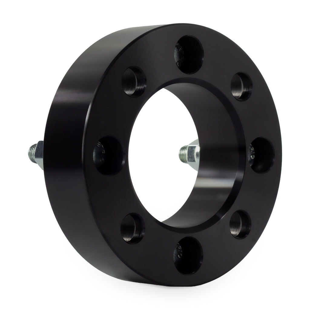 38mm (1.5") Wheel Spacers for EZ GO Club Car Golf Carts | 4x4 | 1/2x20 Studs — rear three-quarter view