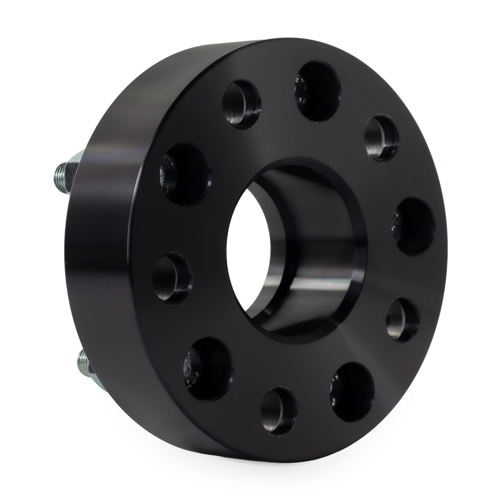 38mm (1.5") Wheel Spacers for Subaru Scion | 5x100 | 56.1 Hubcentric |12x1.25 Studs — rear three-quarter view
