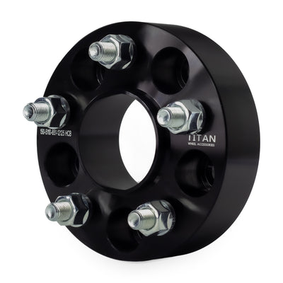 Espaciadores de rueda de 38 mm (1,5 ") para Jeep Cherokee Compass Renegade Chrysler 200 | 5x110 | 65.1 Hubcentric | Pernos de 12x1.25 |