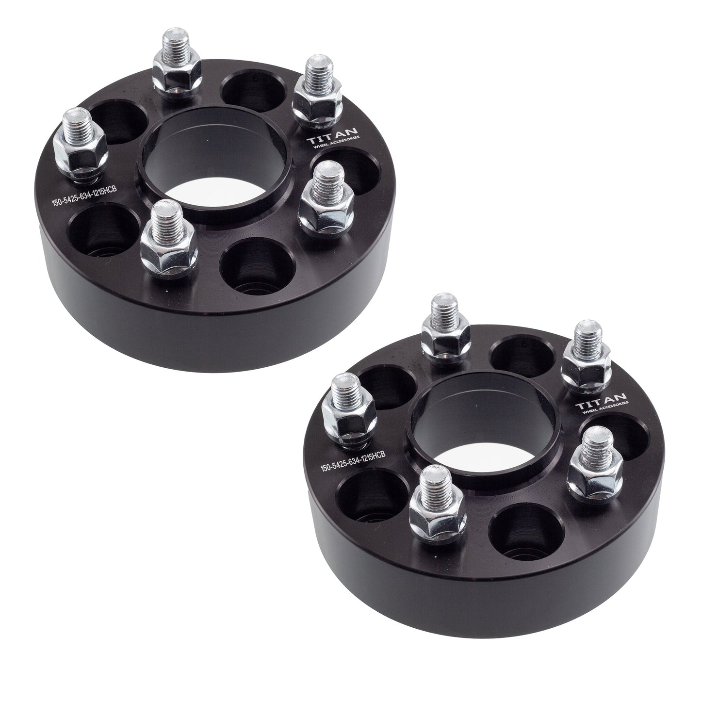 2" (50mm) Wheel Spacers for Lincoln Continental LS MKC MKZ Mercury Monterey | 5x4.25 (5x108) | 63.4 Hubcentric | 12x1.5 Studs |