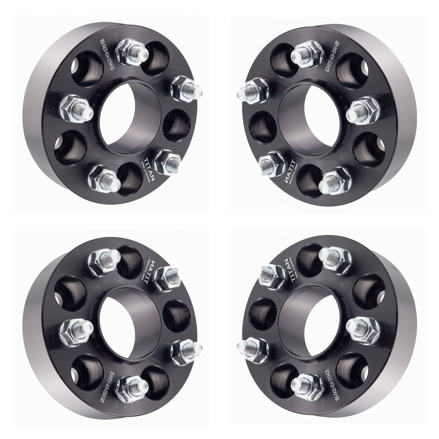 1.5" (38mm) Wheel Spacers for Jaguar F S X Type XE XF XJ XK | 5x4.25 (5x108) | 63.4 Hubcentric | 12x1.5 Studs |