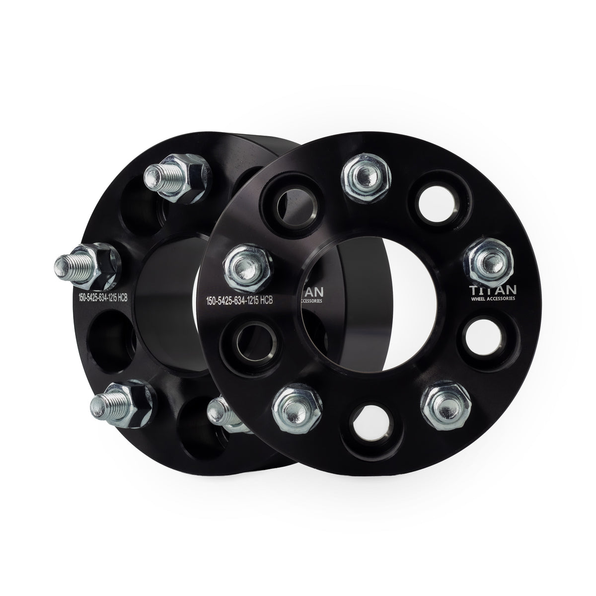 1.5" (38mm) Wheel Spacers for Volvo C30 C70 S40 V50 | 5x4.25 (5x108) | 63.4 Hubcentric | 12x1.5 Studs — pair of 2
