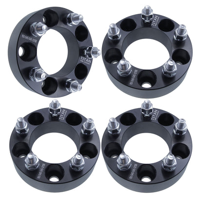 1.5" (38mm) Wheel Spacers for Chrysler 300 Dodge Challenger Charger Ferrari | 5x4.5 (5x114.3) | 14x1.5 Studs |