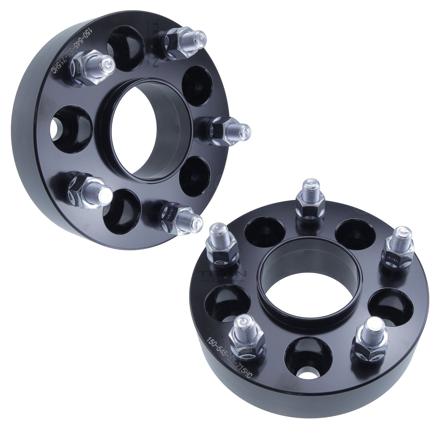 1.5" (38mm) 5x4.5 To 5x5 Wheel Adapters | 71.5 Hubcentric | 1/2x20 Studs |