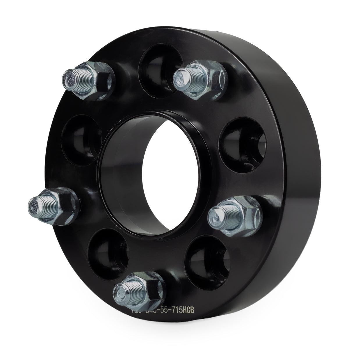 1.5" (38mm) 5x4.5 To 5x5 Wheel Adapters | 71.5 Hubcentric | 1/2x20 Studs — front three-quarter view