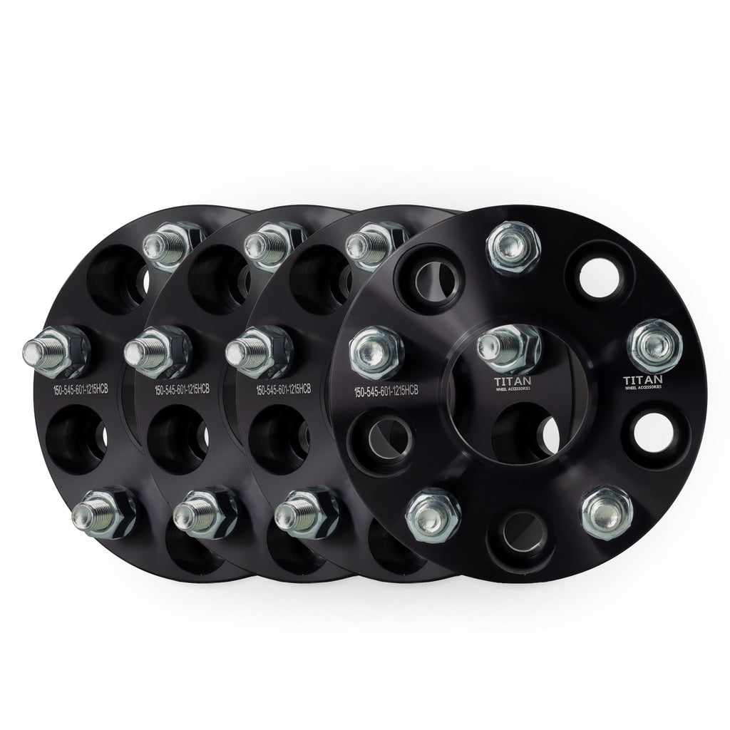 38mm (1.5") Wheel Spacers for Toyota Camry MR2 Lexus IS | 5x114.3 (5x4.5) | 60.1 Hubcentric |12x1.5 Studs — set of 4