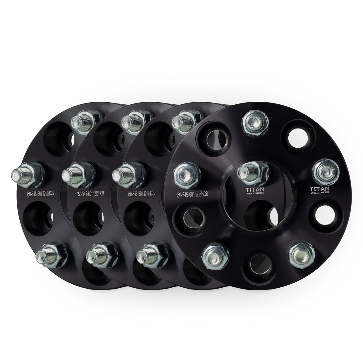 38mm (1.5") Wheel Spacers for Toyota Camry MR2 Lexus IS | 5x114.3 (5x4.5) | 60.1 Hubcentric |12x1.5 Studs — set of 4