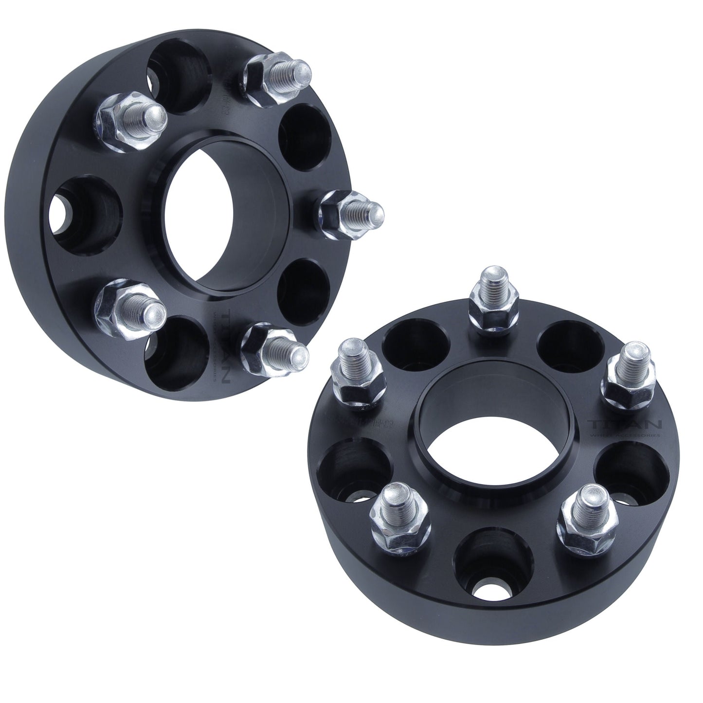 32mm (1.25") Wheel Spacers for Acura TSX TL Honda Accord Civic | 5x114.3 (5x4.5) | 64.1 Hubcentric |12x1.5 Studs |