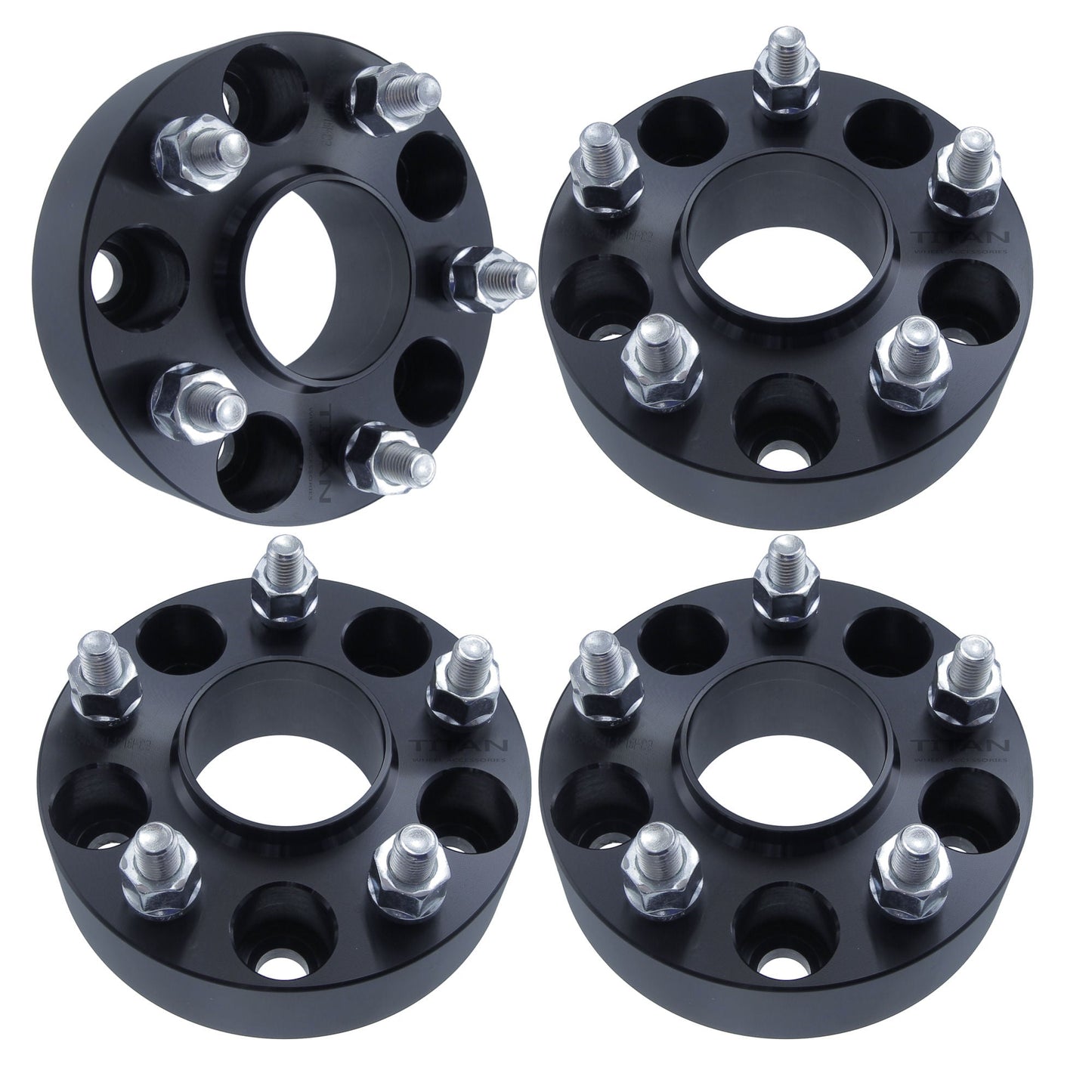 32mm (1.25") Wheel Spacers for Acura TSX TL Honda Accord Civic | 5x114.3 (5x4.5) | 64.1 Hubcentric |12x1.5 Studs |