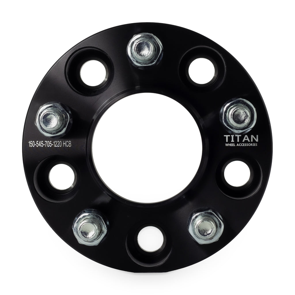 1.5" Wheel Spacers for Ford Mustang Ranger Explorer | 5x4.5 | 70.5 Hubcentric — front view