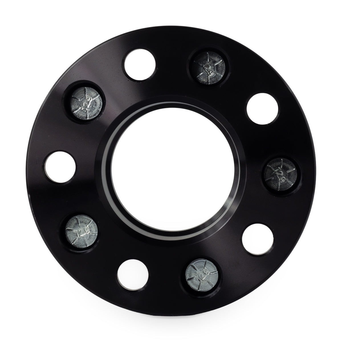 1.5" (38mm) Wheel Spacers for Wrangler TJ YJ XJ KJ | 5x4.5 (5x114.3) | 71.5 Hubcentric |1/2x20 Studs — rear view
