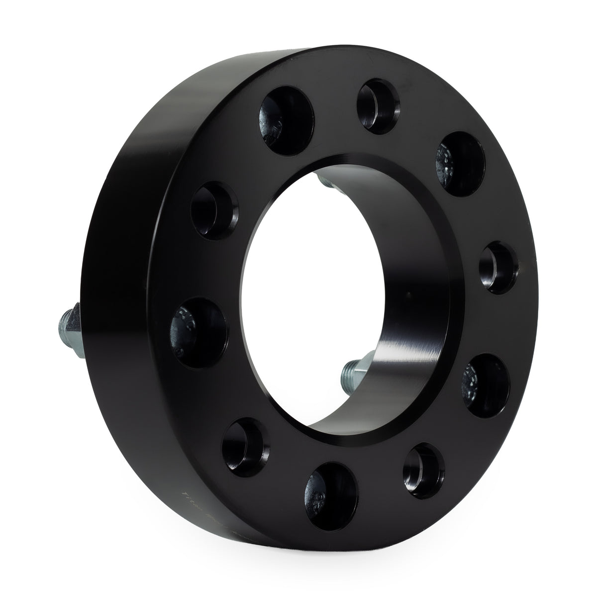 1.5" Wheel Spacers for Chevy Corvette Camaro S10 Firebird | 5x4.75 | 12x1.5 Studs — rear three-quarter view