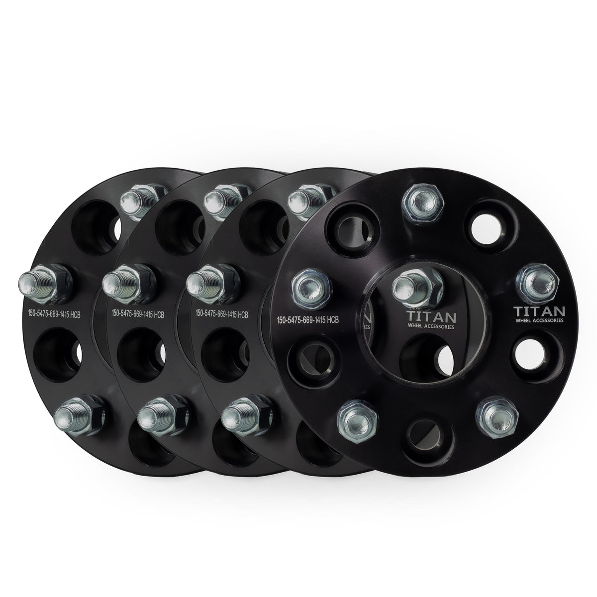 1.5" (38mm) Wheel Spacers for Camaro 2011+ | 5x4.75 (5x120) | 66.9 Hubcentric |14x1.5 Studs — set of 4