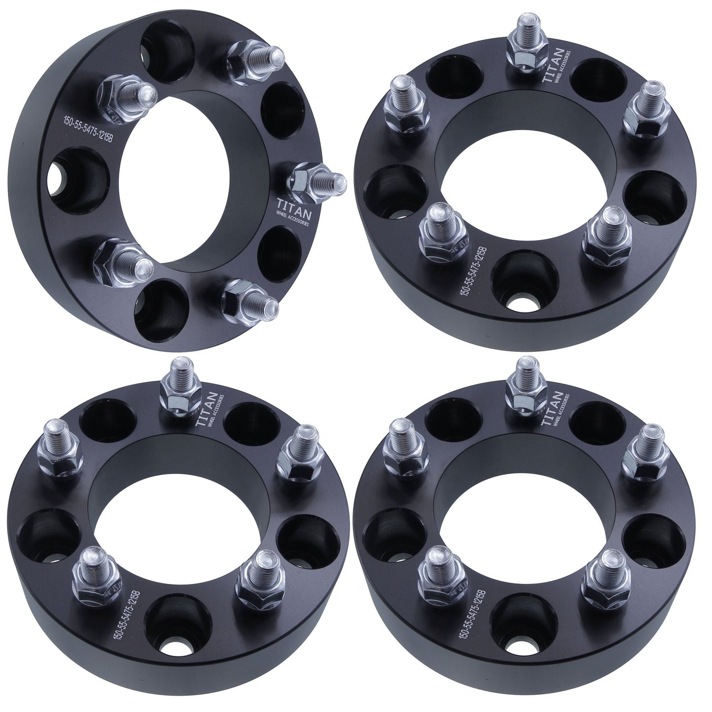 1.5" (38mm) 5x5 to 5x4.75 Wheel Adapters | 12x1.5 Studs |