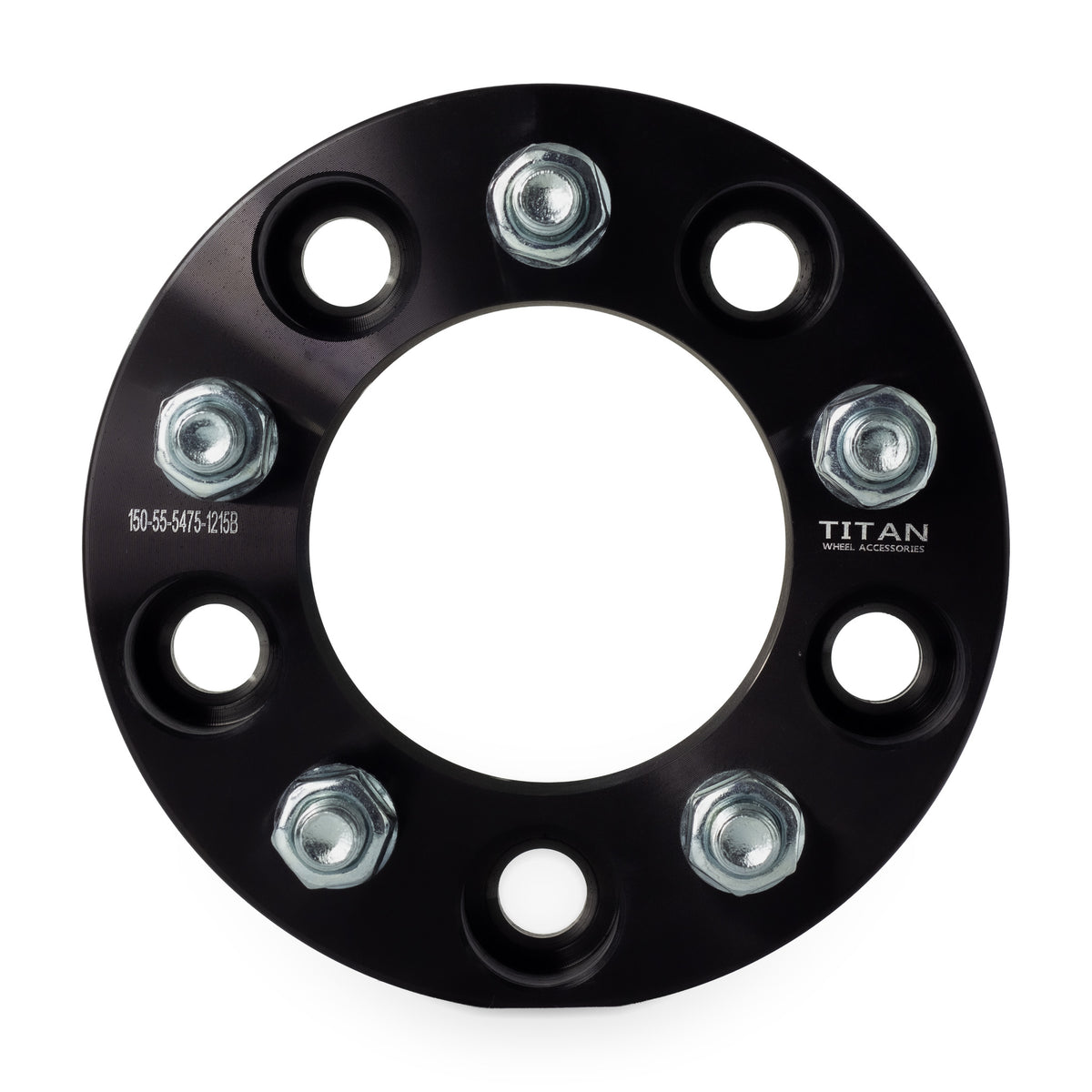 1.5" (38mm) 5x5 to 5x4.75 Wheel Adapters | 12x1.5 Studs — front view