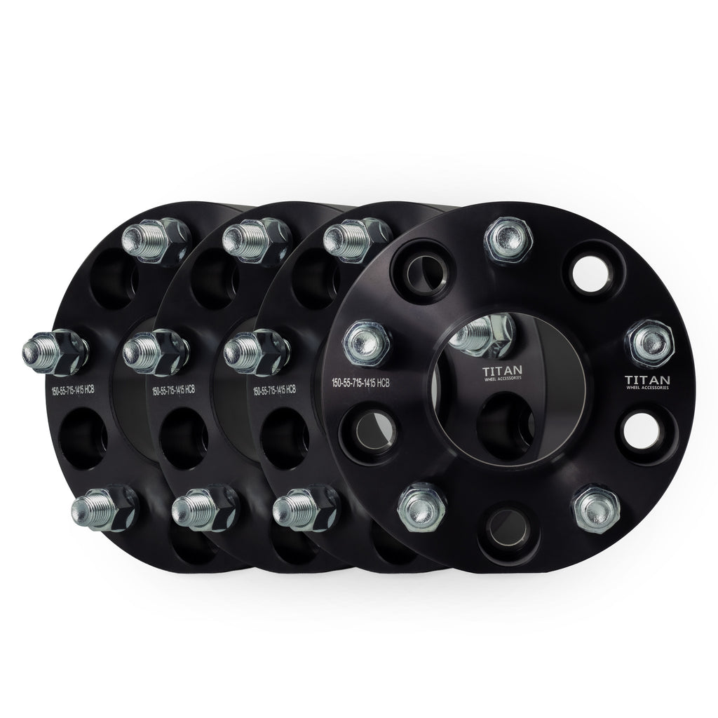 1.5" Wheel Spacers for Jeep Grand Cherokee Wrangler |5x5 | 71.5 Hubcentric |14x1.5 Studs — set of 4