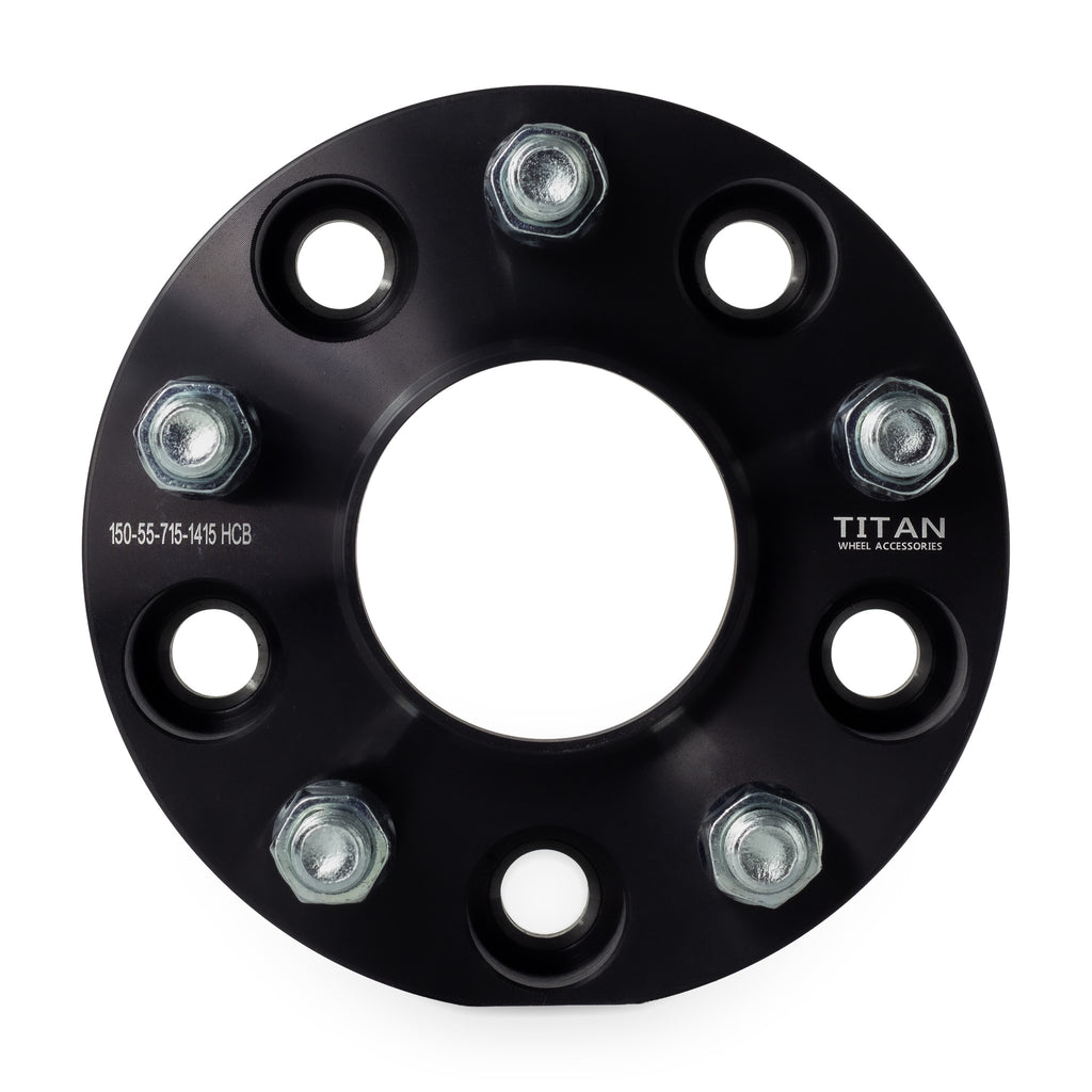1.5" Wheel Spacers for Jeep Grand Cherokee Wrangler |5x5 | 71.5 Hubcentric |14x1.5 Studs — front view