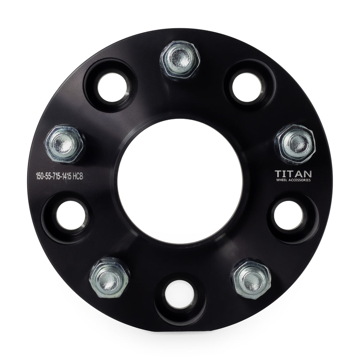 1.5" Wheel Spacers for Jeep Grand Cherokee Wrangler |5x5 | 71.5 Hubcentric |14x1.5 Studs — front view