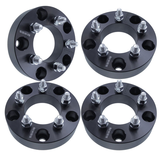 1.5" (38mm) 5x5.5 (5x139.7) To 5x4.5 (5x114.3) Wheel Adapters  | 12x1.5 Studs |