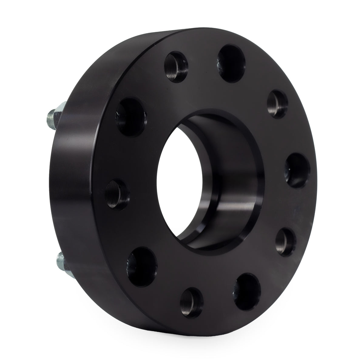 1.5" (38mm) Wheel Spacers for Ram 1500 | 5x5.5 (5x139.7) | 77.8 Hubcentric |1/2x20 Studs — rear three-quarter view