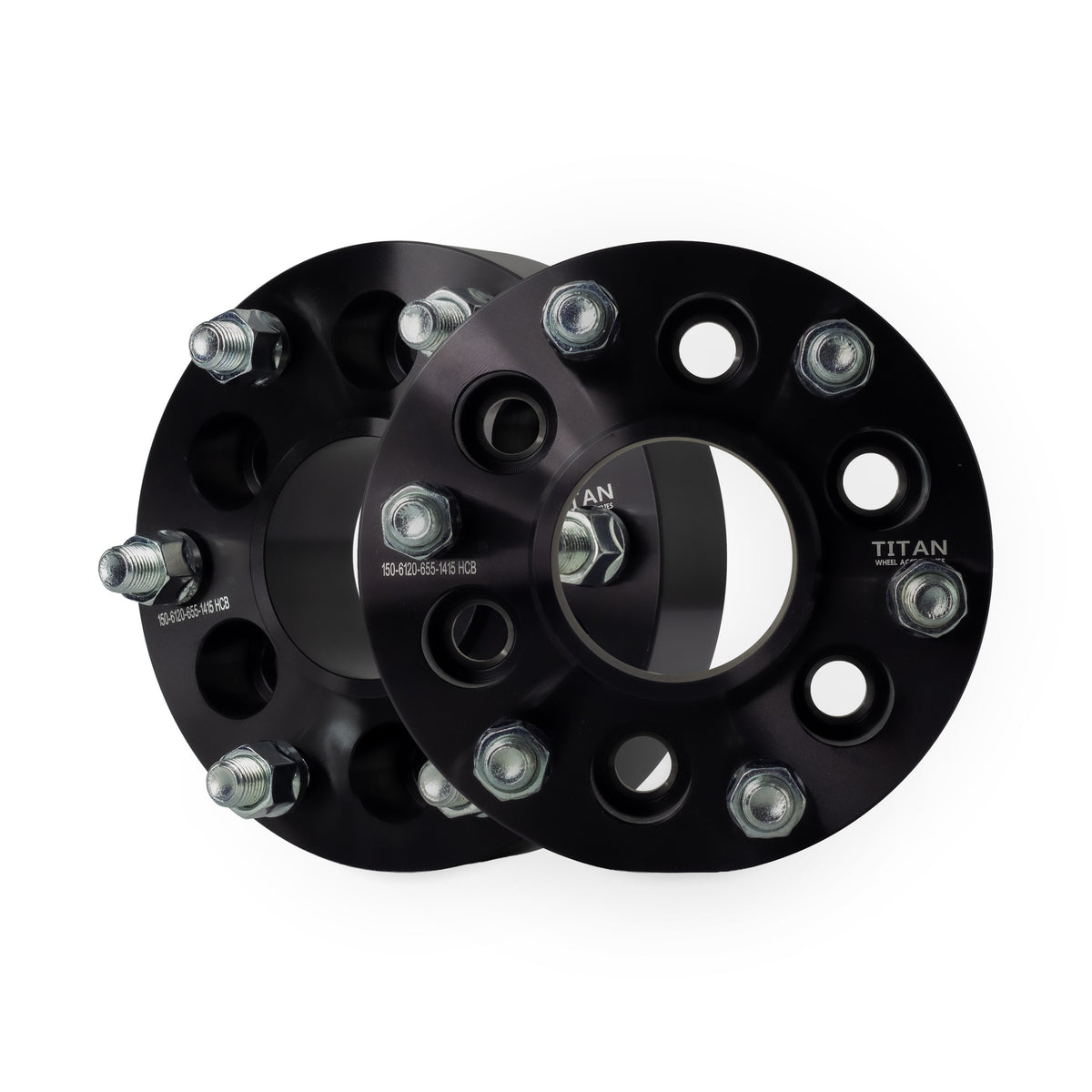 1.5" (38mm) 6x120 To 6x5.5 (6x139.7) Wheel Adapters | Hubcentric 66.9 | 14x1.5 Studs — pair of 2