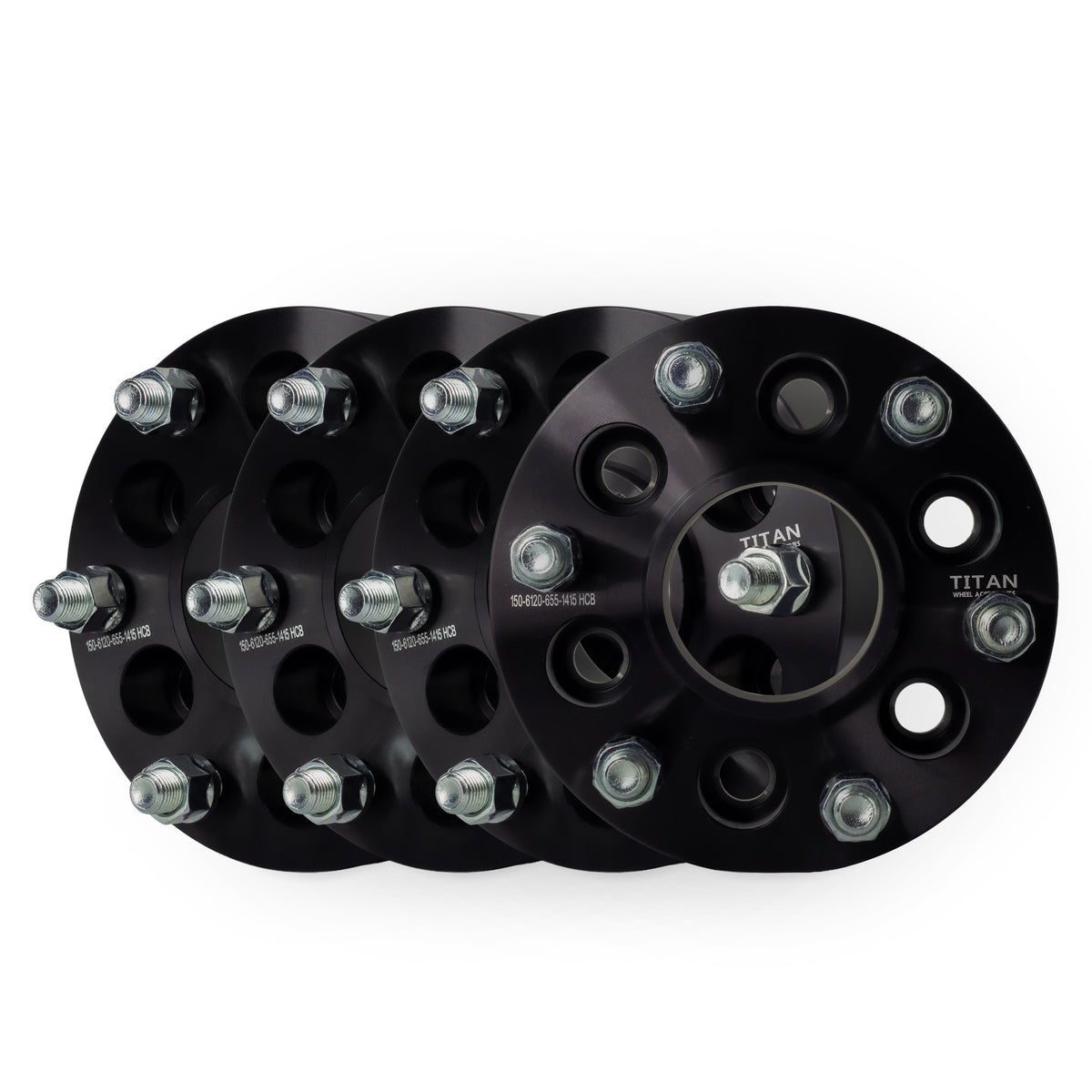 1.5" (38mm) 6x120 To 6x5.5 (6x139.7) Wheel Adapters | Hubcentric 66.9 | 14x1.5 Studs — set of 4