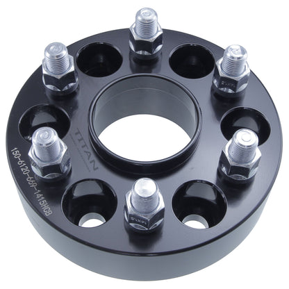 1.5" (38mm) Wheel Spacers for Chevy Colorado GMC Canyon | 6x120 | 66.9 Hubcentric |14x1.5 Studs |