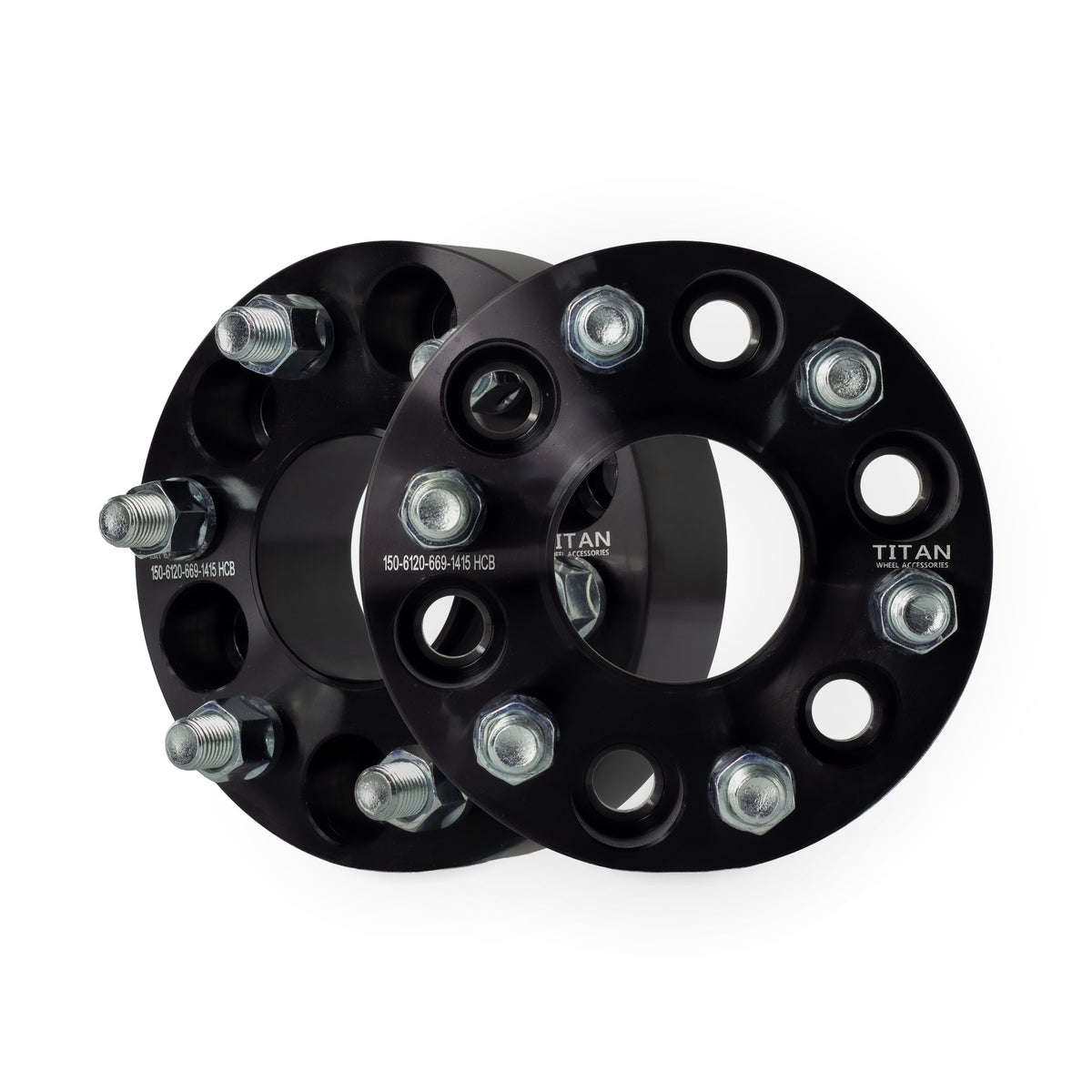 1.5" (38mm) Wheel Spacers for Chevy Colorado GMC Canyon | 6x120 | 66.9 Hubcentric |14x1.5 Studs — pair of 2