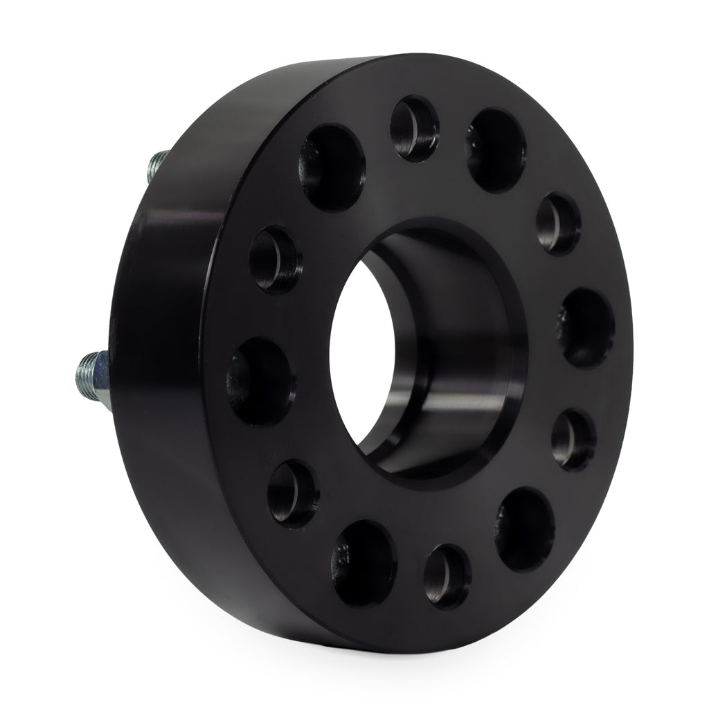 1.5" (38mm) Wheel Spacers for Chevy Colorado GMC Canyon | 6x120 | 66.9 Hubcentric |14x1.5 Studs — rear three-quarter view