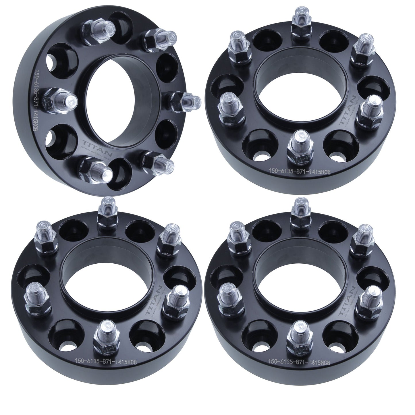 Espaciadores de ruedas de 2" (50 mm) para Ford F150 2015+ | 6x135 | 87.1 Hubcentric | Pernos de 14x1.5 |