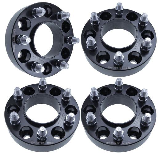 1.5" (38mm) Wheel Spacers for Isuzu Rodeo Troopter Toyota 4 Runner FJ Cruiser | 6x5.5 (6x139.7) | 106 Hubcentric |12x1.5 Studs |